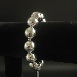 Plunder Design Silver Landon Beaded Bracelet